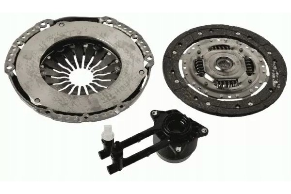 Clutch kit with hydraulic bearing 220mm fits FORD FOCU Catalog number of the part 3000 990 022
