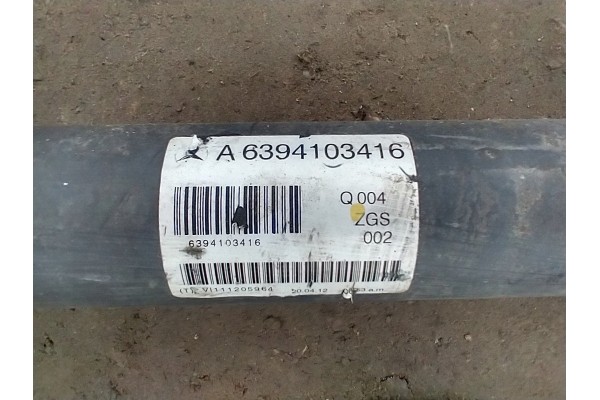 Conjunto de Eje Puente DYFER A6394103416 para Mercedes Vito II W639 2.