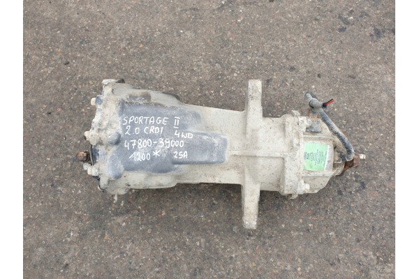REAR BRIDGE REAR DIFFERENTIAL KIA SPORTAGE II 4WD 2 0 CRDI 47800 39000 Catalog number of the part 47800 39000