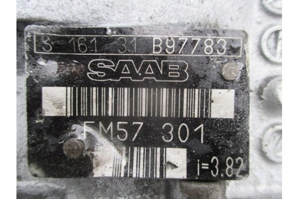 SAAB 9 3 2 2 TID TRANSMISSION 5 GEARS FM57 301 i 3 82 Part manufacturer Saab OE