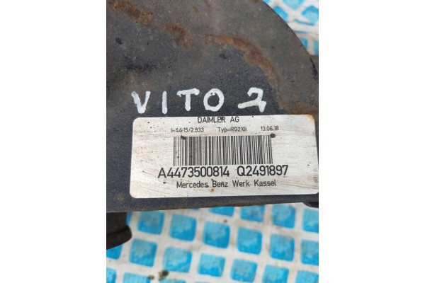 Rear differential Rear Mercedes Benz Vito Viano W447 A4473500814 Catalog number of the original A4473510206
