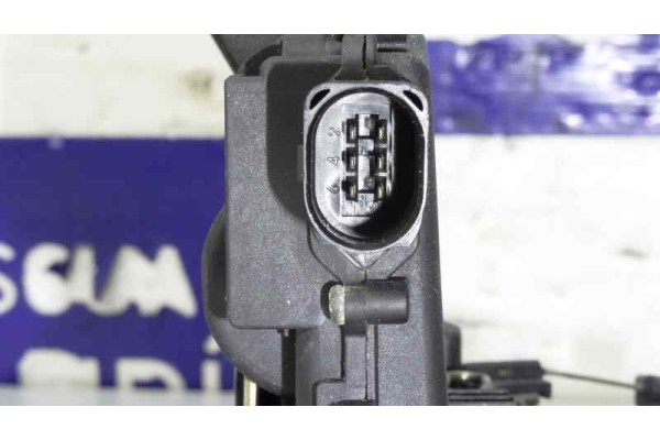 6 PIN CERRADURA PUERTA TRASERA IZQUIERDA VOLKSWAGEN BORA BERLINA (1J2)(1998)