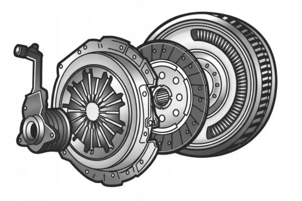 CLUTCH SET DISC FLYWHEEL SCREW PRESSURE