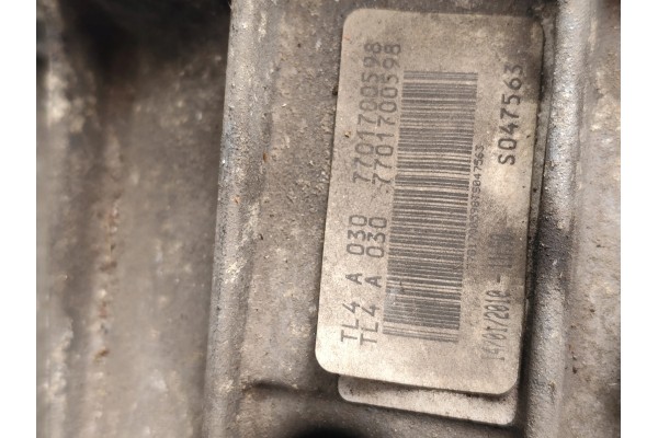 Renault Megane Manual 6 speed gearbox 1 6 16V Petrol TL4A030 Catalog number of the part TL4A030