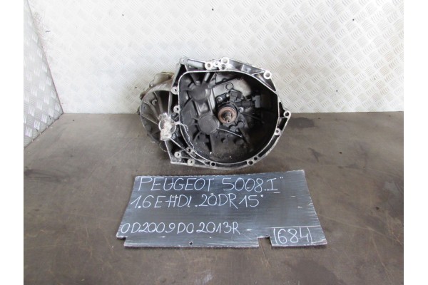 GEARBOX SEMI AUTOMATIC ROBOT 20DR15 PEUGEOT 5008 AND 1 6 EHDI 09 13 Part manufacturer Peugeot OE