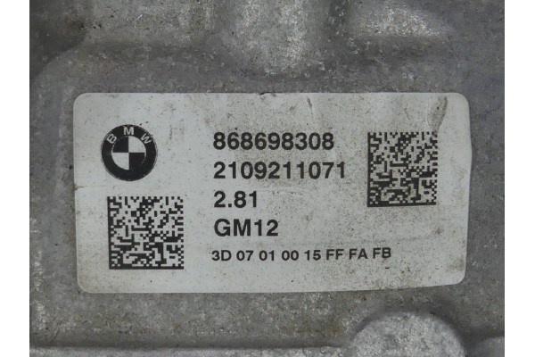 BMW G14 G15 G16 M850iX G30 M550iX BRIDGE DIFFERENTIAL REAR 2 81 4 828km Car type passenger cars