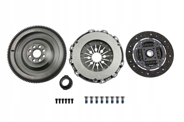 CLUTCH SET WITH SINGLE MASS WHEEL BMW E46 320 323 E39 520 523 525 Quality of parts according to GVO Q original with factory logo