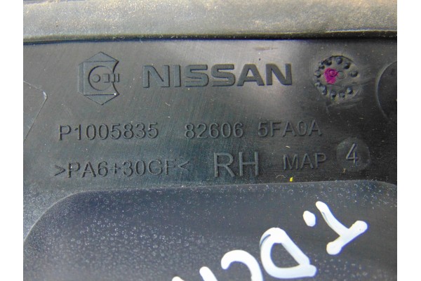826065FA0A MANETA EXTERIOR TRASERA DERECHA NISSAN MICRA (K14) Acenta 2019 826065FA0A 178865 NISSAN - 3