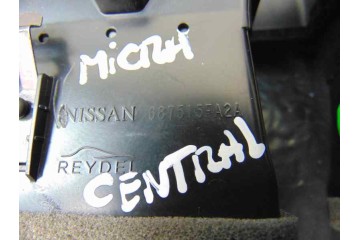 CENTRAL REJILLA AIREADORA NISSAN MICRA (K14) Acenta 2019 CENTRAL 178877 NISSAN - 3