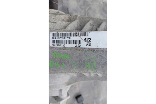 Dodge Ram IV 09- Reductor Puente Delantero 3.92 P68257422AC