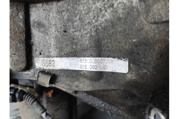 FTM 01E300049 MANUAL GEARBOX 6 GEARS AUDI A4 B6 1 9 TDI 130KM Transmission type manual