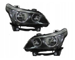 SET OF HEADLIGHTS BMW 5 E60 2003 2007 TYC