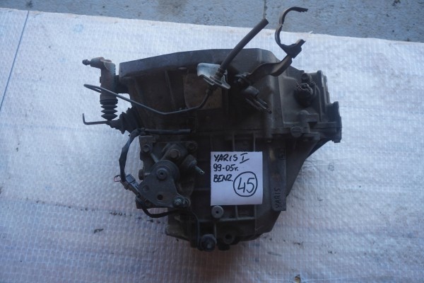 TOYOTA YARIS I GEARBOX 1 0 1 3 PETROL 2002year NR 45 Catalog number of the part 23546576812