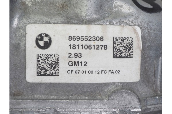 REAR BRIDGE DIFFERENTIAL BMW G14 G15 8695523 2 93 Installation side rear