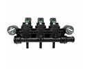 Injection rail LR GIRS 12 3 cylinders S green