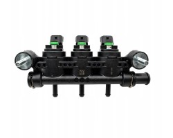 Injection rail LR GIRS 12 3 cylinders S green