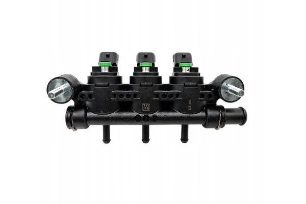 Injection rail LR GIRS 12 3 cylinders S green
