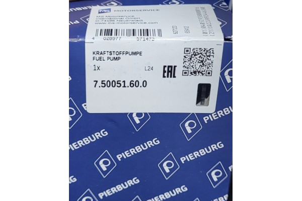 PIERBURG BMW FUEL PUMP Product weight with unit packaging 2 kg