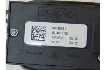 30795081 MANDO ELEVALUNAS DELANTERO IZQUIERDO VOLVO S40 BERLINA 1.6 D Kinetic 2006 30795081 188019 VOLVO - 3