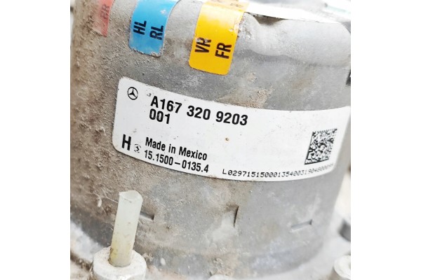 MERCEDES BENZ GLE W167 A1673209203 34576801 3 0L SUSPENSION COMPRESSOR Quality of parts according to GVO O original with manufac