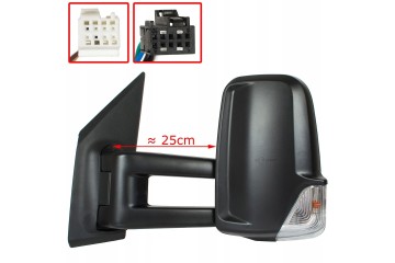 Outside Mirror Electric Long Left for Mercedes Sprinter 907 910 Catalog number of the part DA 28659
