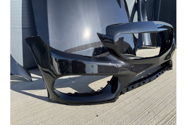 Mudguard hood left right bumper AMG Mercedes C class W205 black 197 Color black