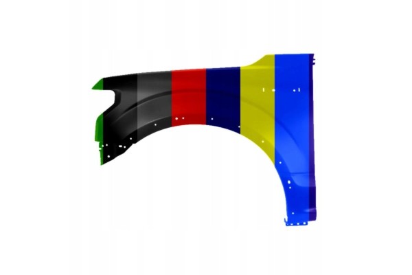 Blic 6504 04 2593313AP Mudguard Catalog number of the part 6504 04 2593313AP