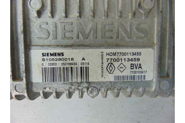 7700113459  CENTRALITA MOTOR UCE RENAULT MEGANE I FASE 2 COUPE (DA...) 1.6 16V Expression 7700113459 186270 RENAULT - 3