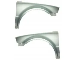 Guardabarros delantero izquierdo Fendcor plateado para Volkswagen Passat B5 FL 2000-2005