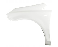 BLU Mudguard OPEL CORSA D Z474 left white 06 14 front CasablancaWeiss