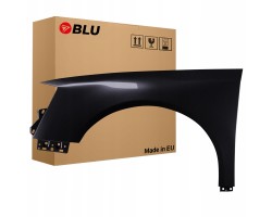 BLU Mudguard VW PASSAT B6 LC9X left black 05 10 front