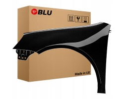 BLU Mudguard VW GOLF V 5 LC9Z left black 03 09 front hatchback