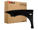 BLU Mudguard SEAT LEON II 2 1P1 LC9Z left black 05 12 front BlackMagic