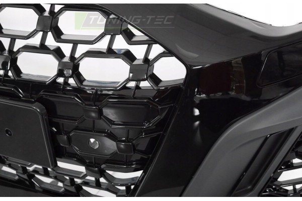 Front bumper Grill Grille Cover set Tuning Sport Audi A3 8y 8y0 2019 2024 Installation side front