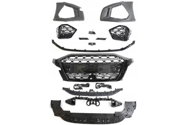 Front bumper Grill Grille Cover set Tuning Sport Audi A3 8y 8y0 2019 2024 Car type passenger cars