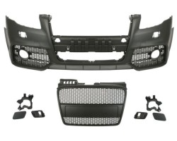 Front bumper RS Type halogens with black AUDI A4 B7 11 04 06 08