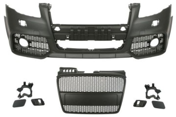 Front bumper RS Type halogens with black AUDI A4 B7 11 04 06 08