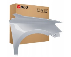 BLU Mudguard VW POLO 6R V 5 LA7W right silver 09 17 front ReflexSilber