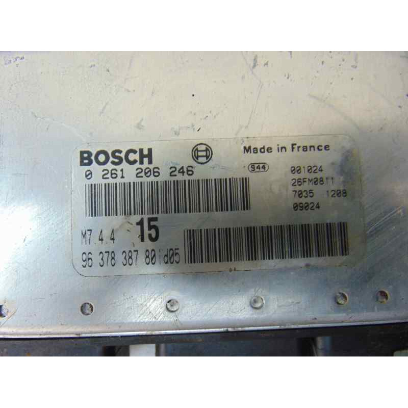 9637838780 CENTRALITA MOTOR UCE PEUGEOT 106 (S1)(08.1991)
