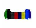 Rear bumper BLIC Catalog number of the part 5506 00 3422950P