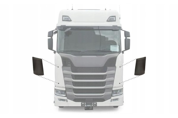 SCANIA SR FAIRING CORNER RIGHT LEFT Part manufacturer Lamiro