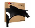 BLU Mudguard VW GOLF V PLUS 5 LC9Z right black 05 09 front BlackMagic