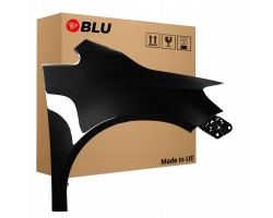 BLU Mudguard VW GOLF V PLUS 5 LC9Z right black 05 09 front BlackMagic
