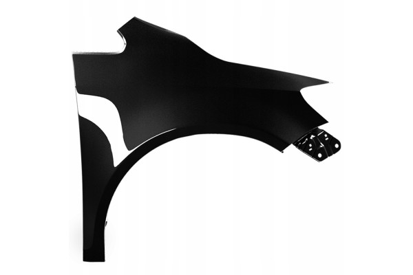 BLU Mudguard VW GOLF V PLUS 5 LC9Z right black 05 09 front BlackMagic Color black