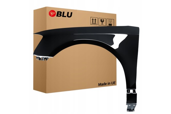 BLU Mudguard AUDI A3 8P lift LY9B left black 08 12 front
