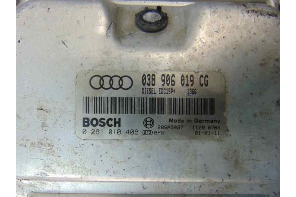 038906019CG  CENTRALITA MOTOR UCE AUDI A4 BERLINA (8E) 1.9 TDI (96kW) 038906019CG 186330 AUDI - 4