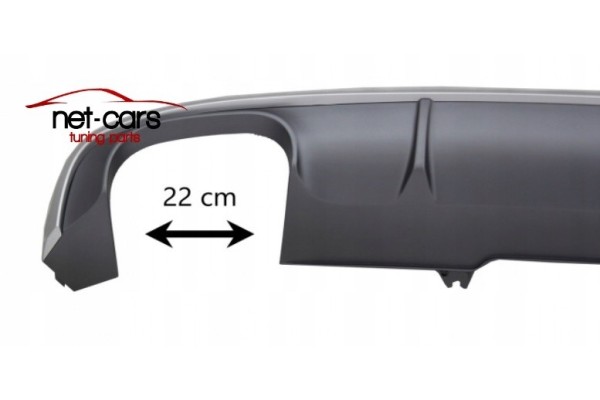 SPOILER DIFFUSER AUDI A4 B9 8W 16 ZD S4 SLINE Product weight with unit packaging 2 kg