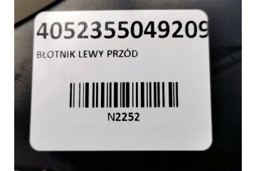 FRONT LEFT FENDER MERCEDES SLK R170 A1708800106 EAN GTIN 4052355049209