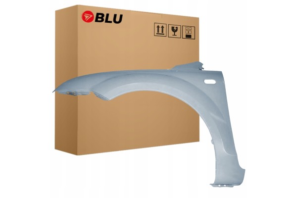 BLU Mudguard FORD FOCUS MK2 II D1 left silver 04 08 front