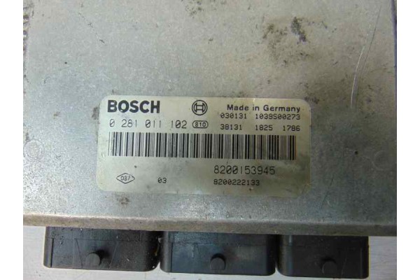 8200153945  CENTRALITA MOTOR UCE RENAULT SCENIC I (JA...) 1.9 DCI Authentique 8200153945 186334 RENAULT - 1